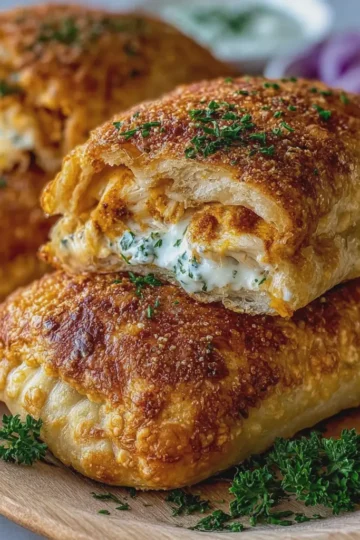 Better Than Takeout! 10-Minute Crispy Creamy Chicken Pockets