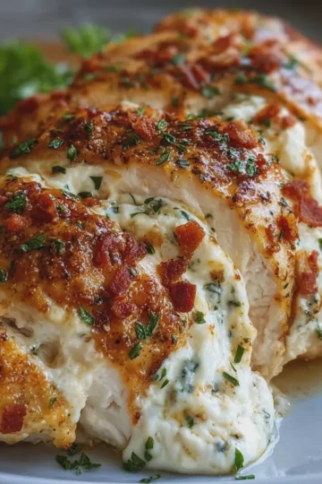 Cream Cheese Stuffed Chicken