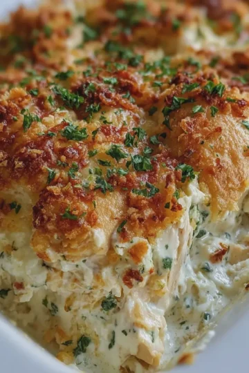 Creamy Cottage Cheese Chicken Casserole