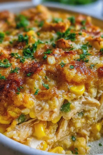 Street Corn Chicken Casserole