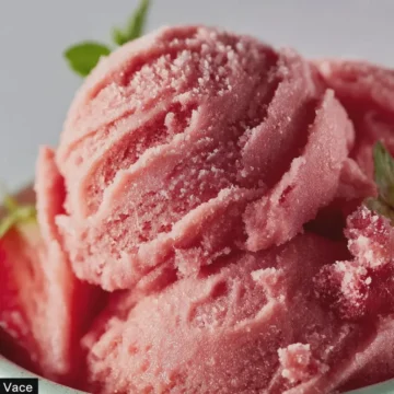 Creamy Strawberry Sorbet