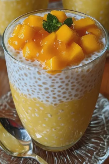 Creamy Mango Tapioca