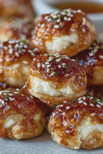 Pepper Jelly Cream Cheese Pretzel Bites