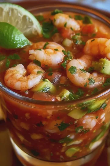 Authentic Mexican Shrimp Cocktail