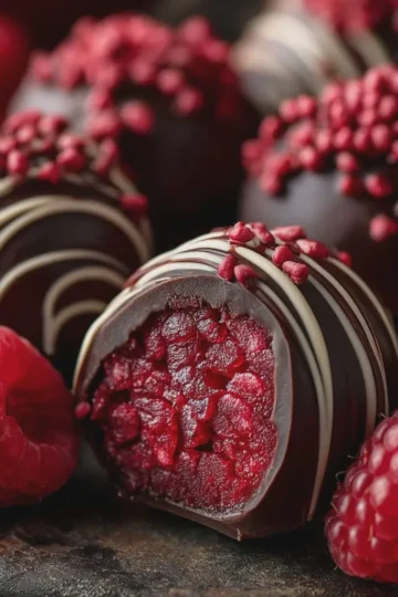 Raspberry Truffles