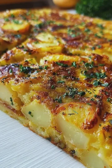 Crispy Italian Potato Frittata