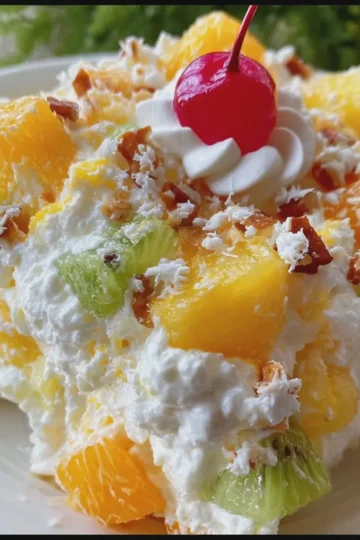 Tropical Fruit Fluff Salad