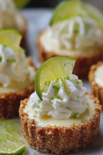 Heavenly No-Bake Mini Key Lime Pies