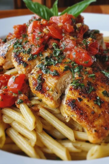Bruschetta Chicken Pasta