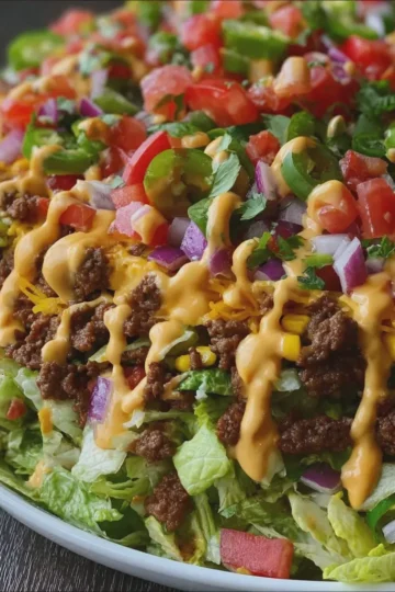 Big Mac Salad (Cheeseburger Salad)