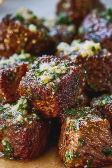 Garlic Butter Steak Bites