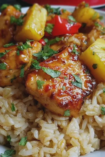 Pineapple Chicken and Rice