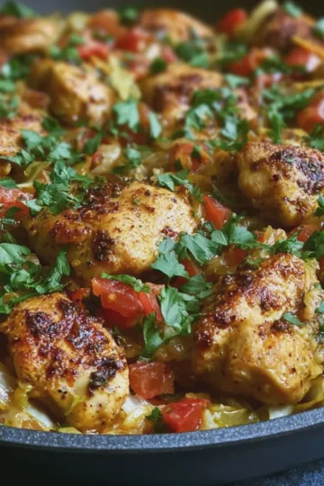 Chicken & Cabbage Skillet