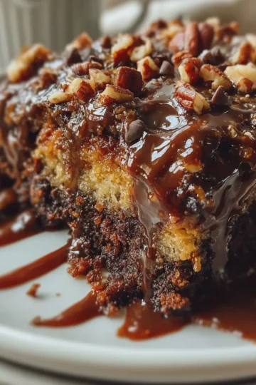 German Chocolate Dump Cake