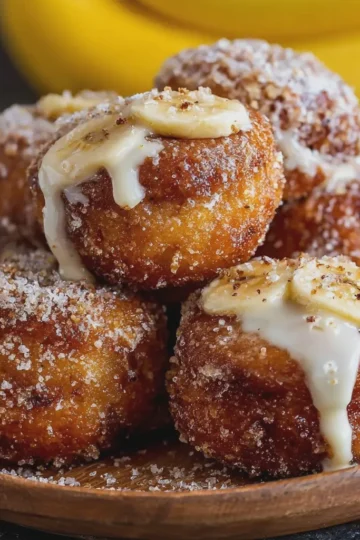 Banana Donut Bites