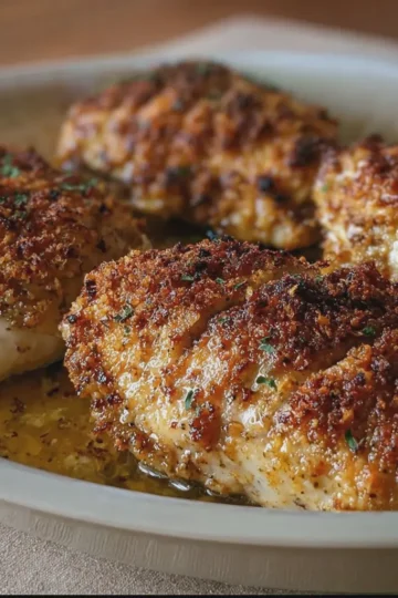 5-Ingredient Golden Crust Oven Chicken Bake