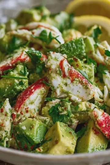 Avocado Crab Salad