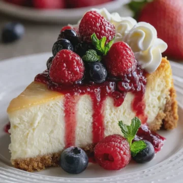 Creamy Berry Cheesecake ✨