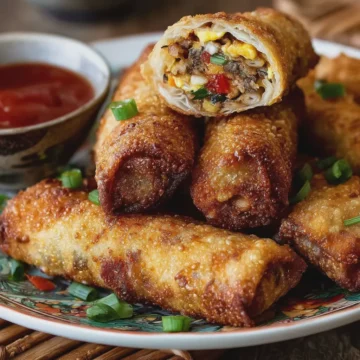 Crispy Homemade Chinese Egg Rolls