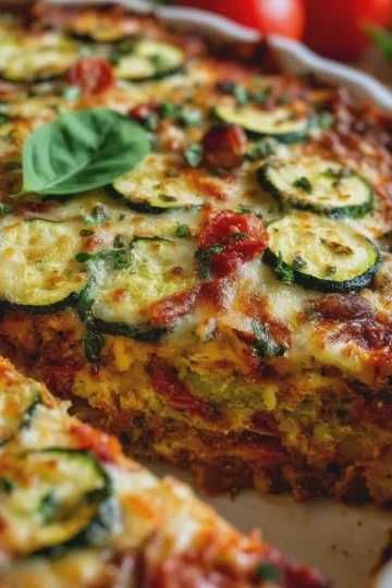 Zucchini Pizza Casserole