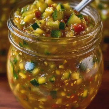 Sweet Zucchini Relish (Canning Recipe)