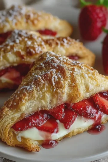 Strawberry Cheesecake Turnovers