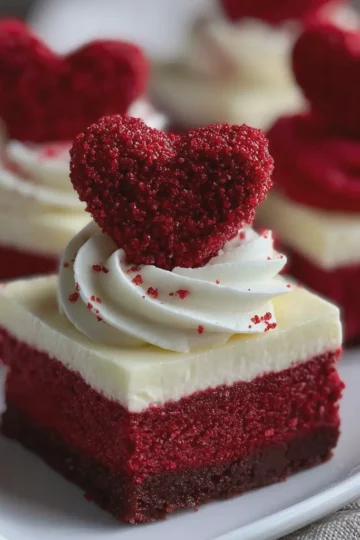 Sugar-Free Red Velvet Cheesecake Hearts
