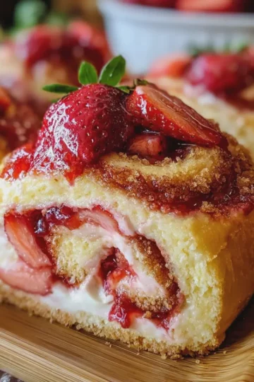 Strawberry Cheesecake Rolls