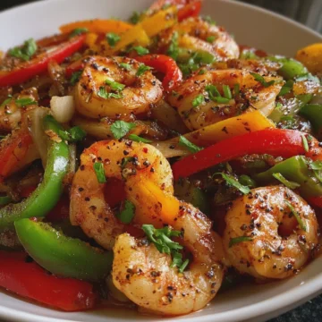 Shrimp and Bell Pepper Stir-Fry