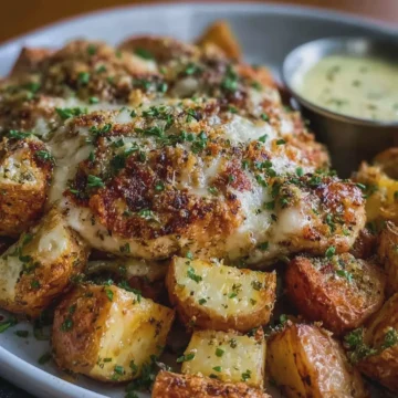 Garlic Parmesan Chicken and Potatoes