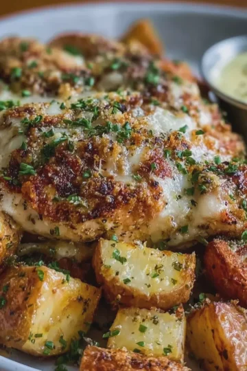 Garlic Parmesan Chicken and Potatoes