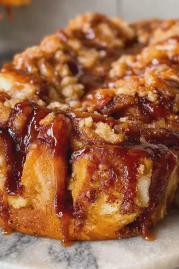 Apple Pie Pull Apart Bread