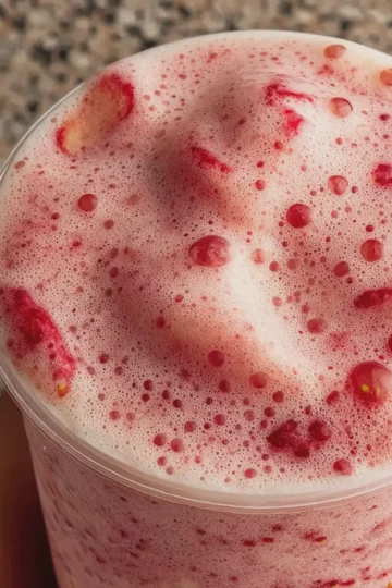 Creamy Strawberry Banana Protein Smoothie