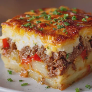 Loaded Beef & Potato Bake