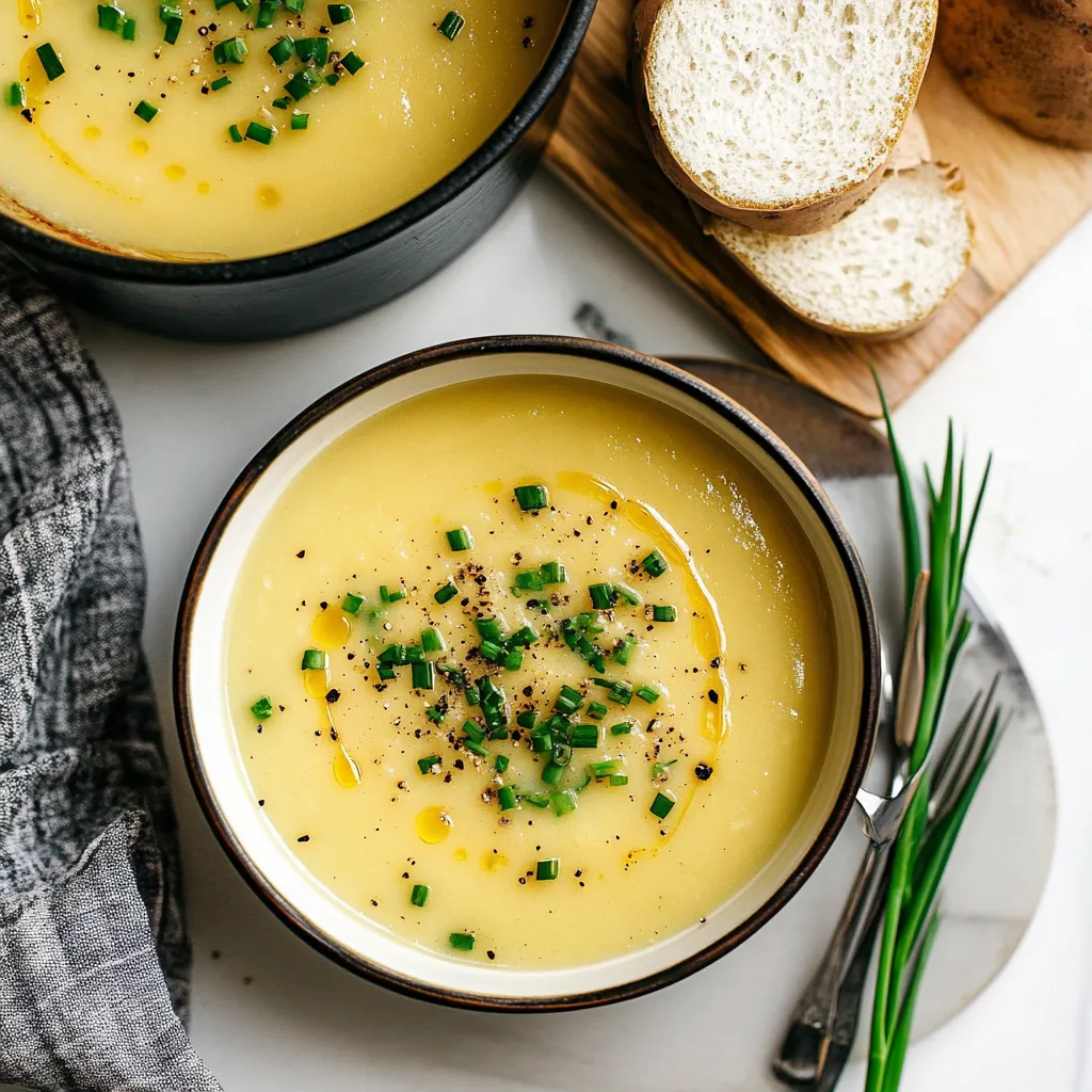 Easy Potato Leek Soup Recipe