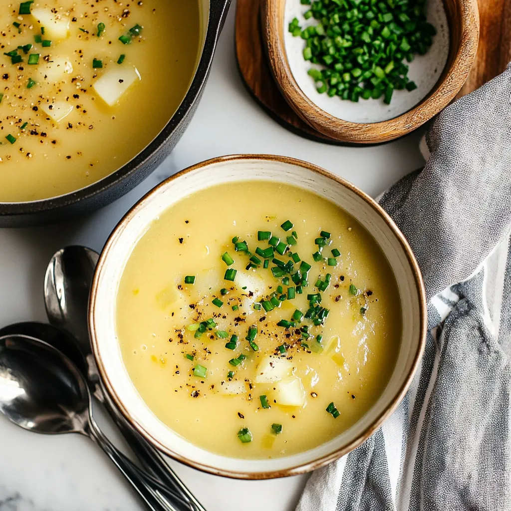 Creamy Potato Leek Soup