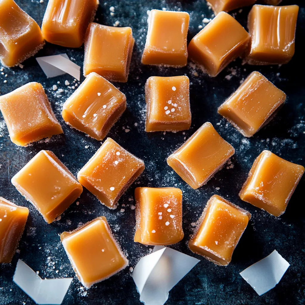 Homemade caramel candy