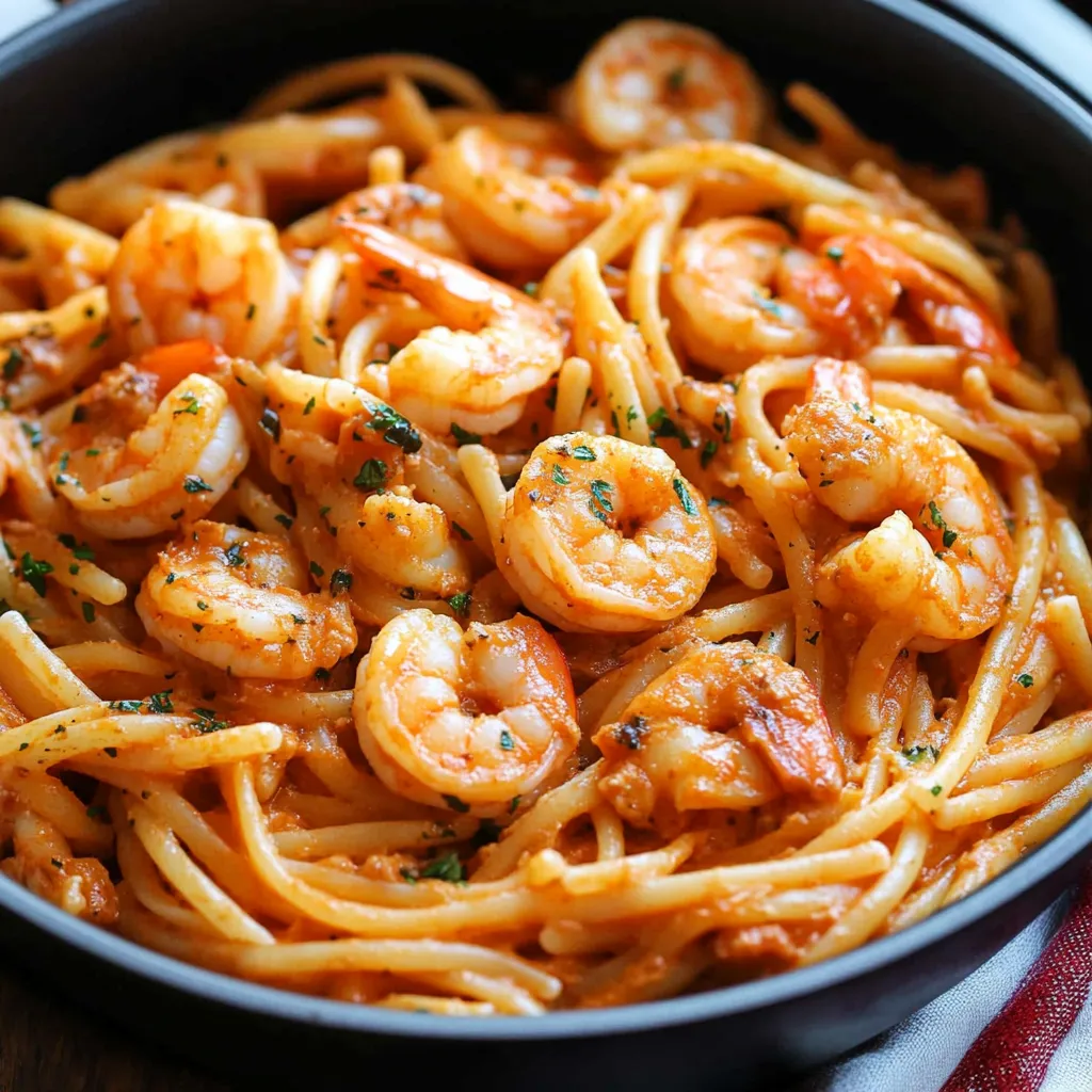 Easy shrimp pasta