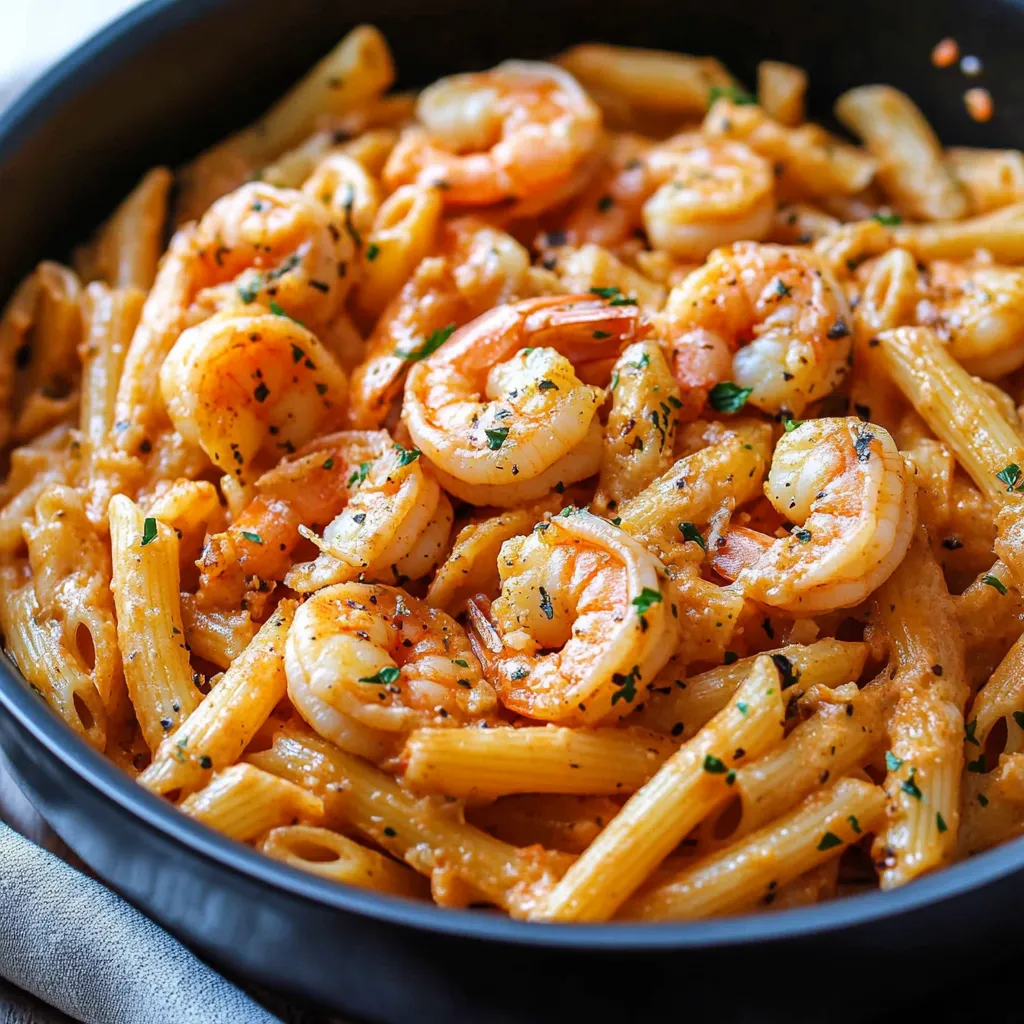 Shrimp pasta one pot