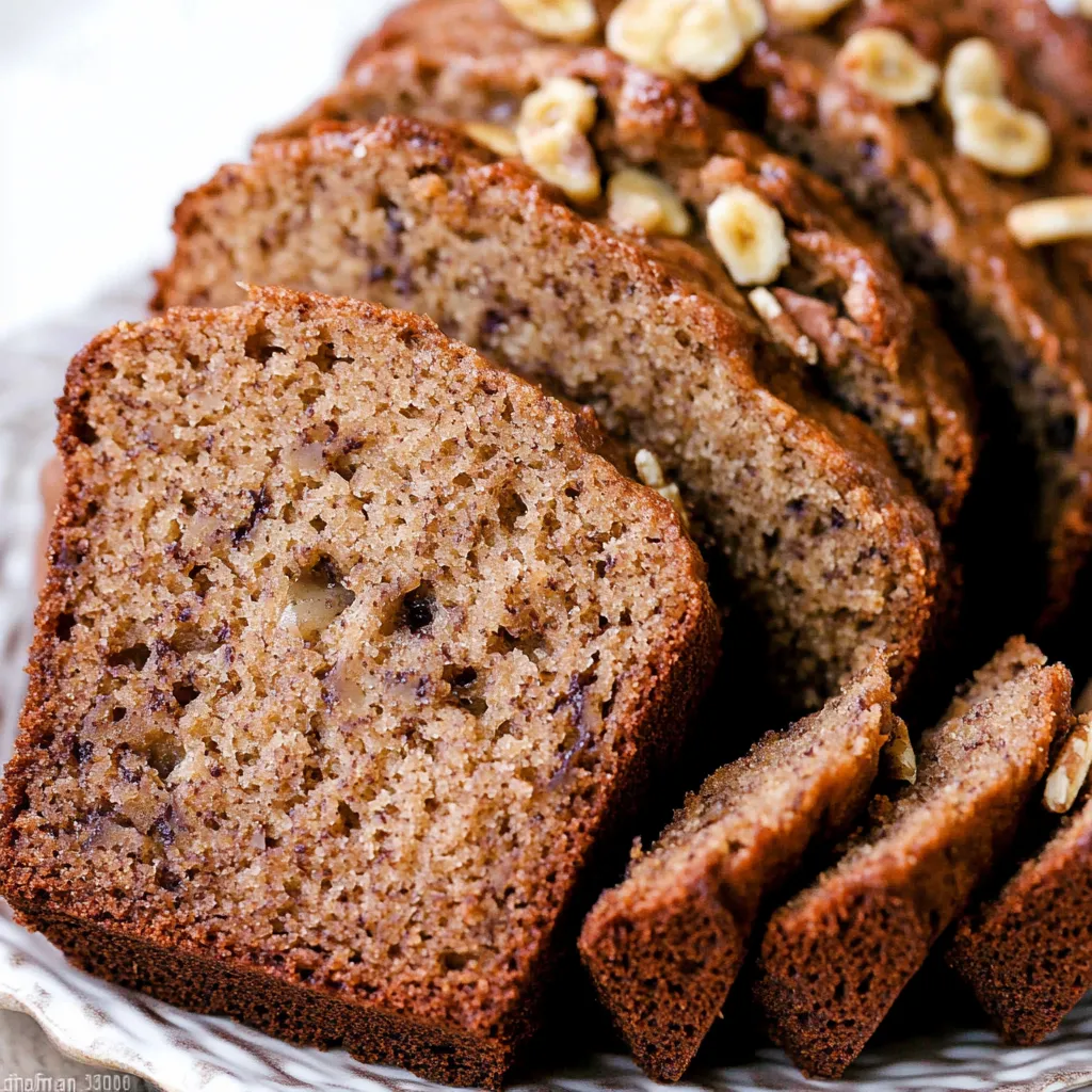 Moist banana bread