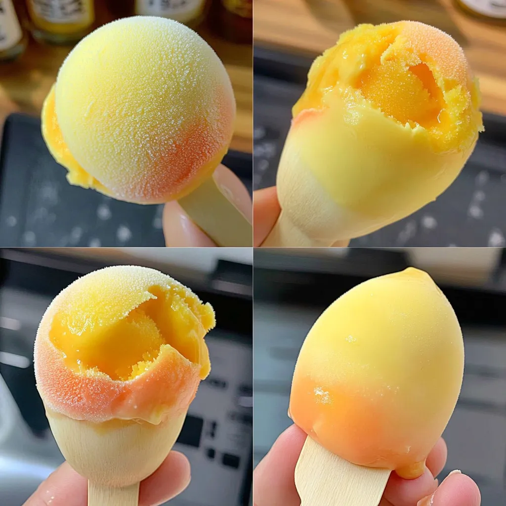 Creamy mango dessert