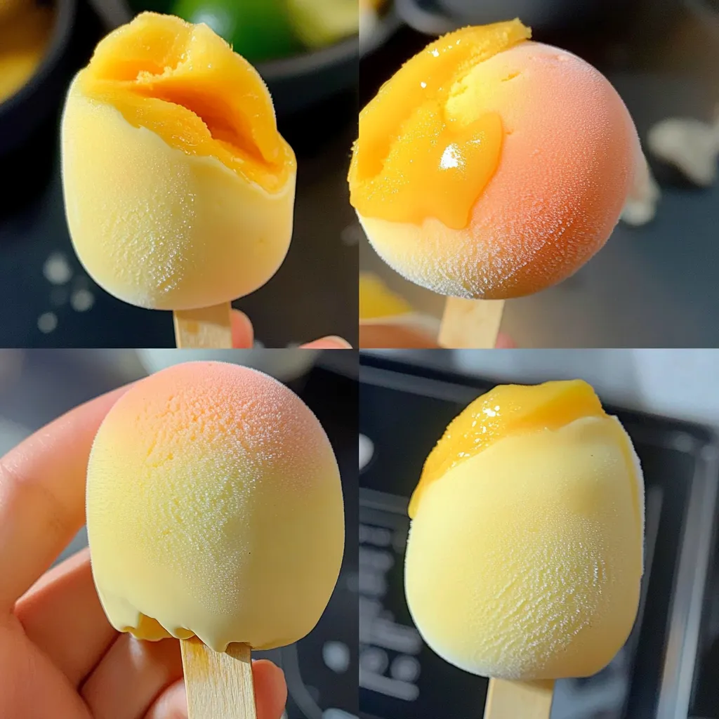 No-churn mango ice cream