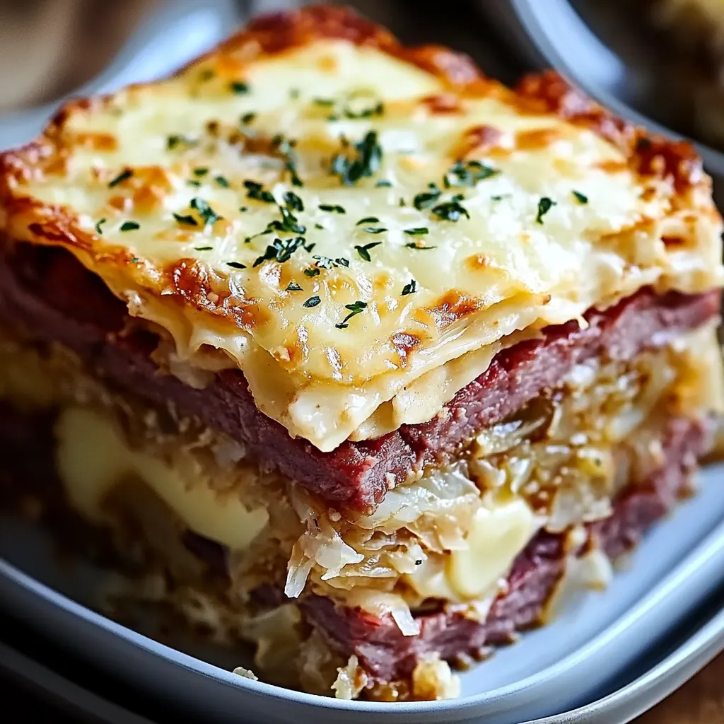 Baked Reuben casserole