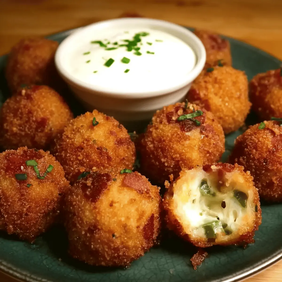 Bacon jalapeño popper bites