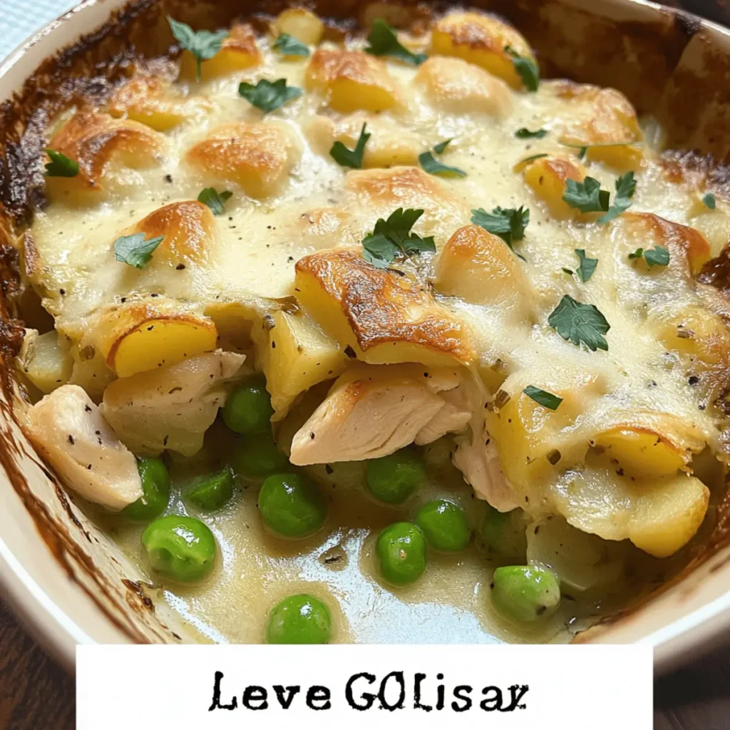 Chicken Leek and Potato Bake