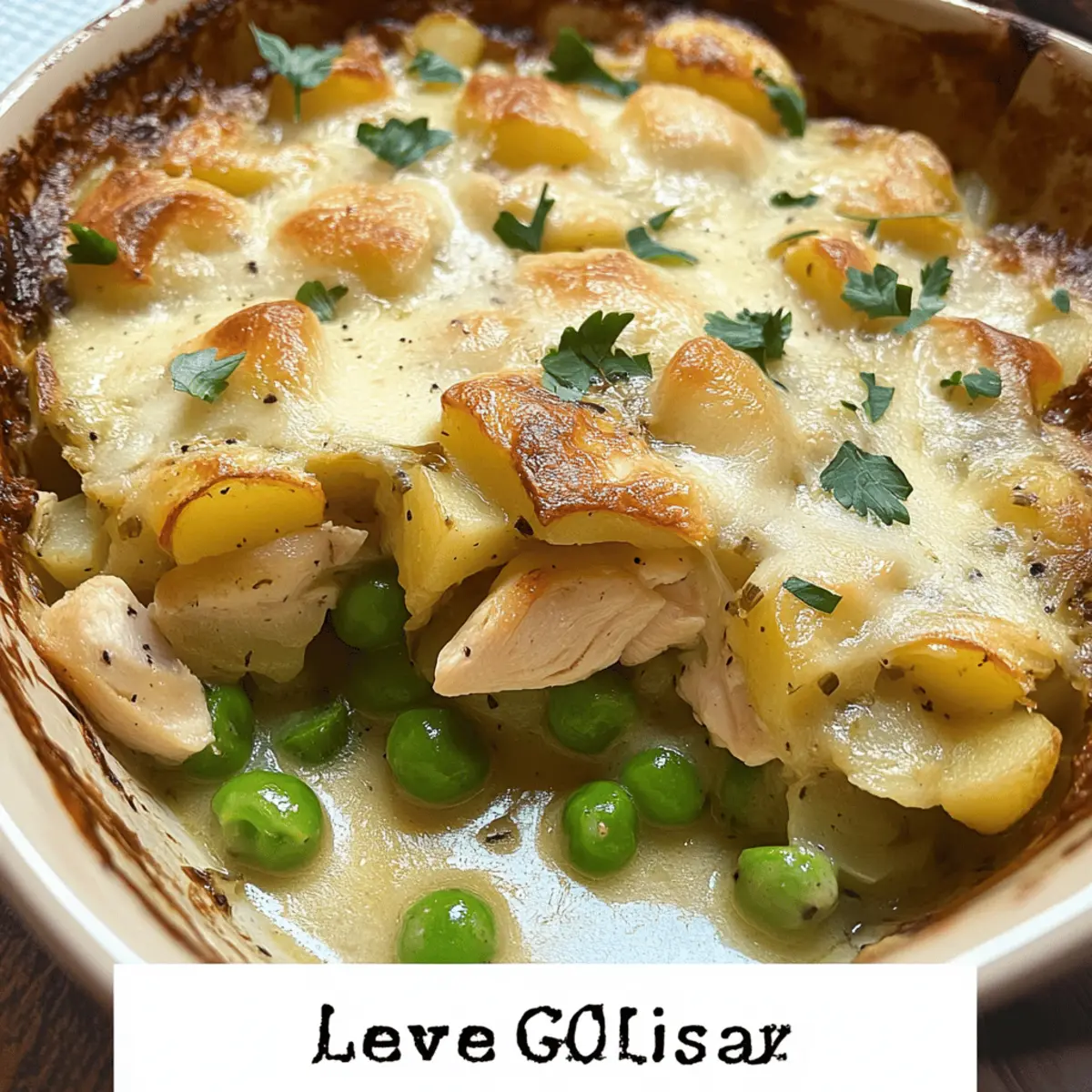 Chicken Leek and Potato Bake