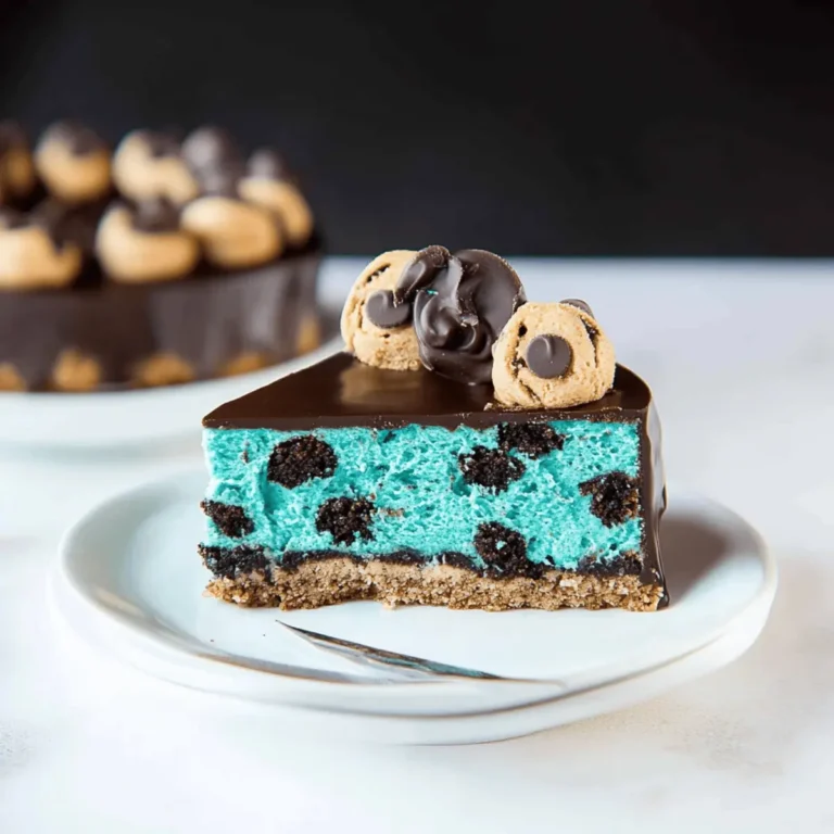 Cookie Monster Cheesecake
