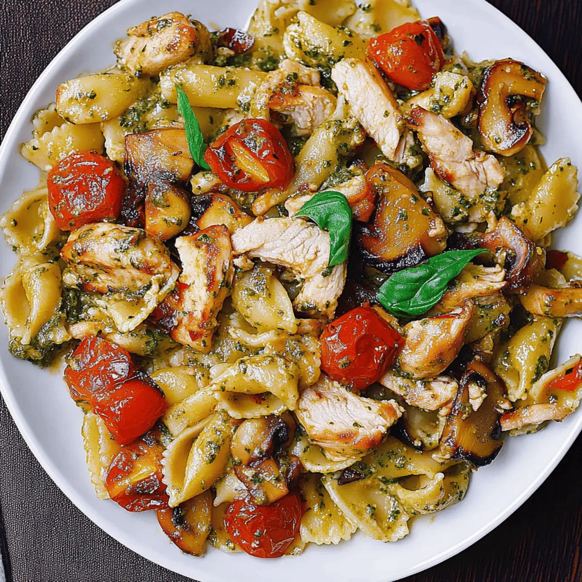 Creamy Chicken Pesto Pasta