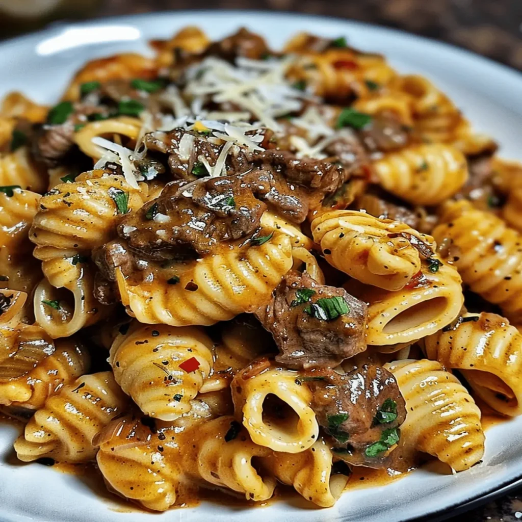 Creamy Paprika Beef Shells