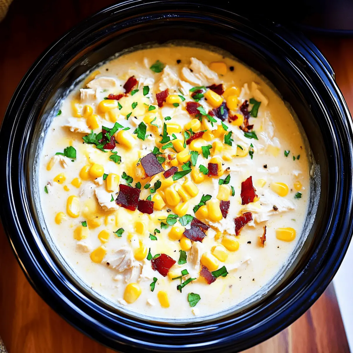 Crock Pot Chicken Corn Chowder